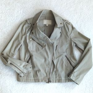 Banana Republic Cotton Moto Style Jacket, Size XS, EUC